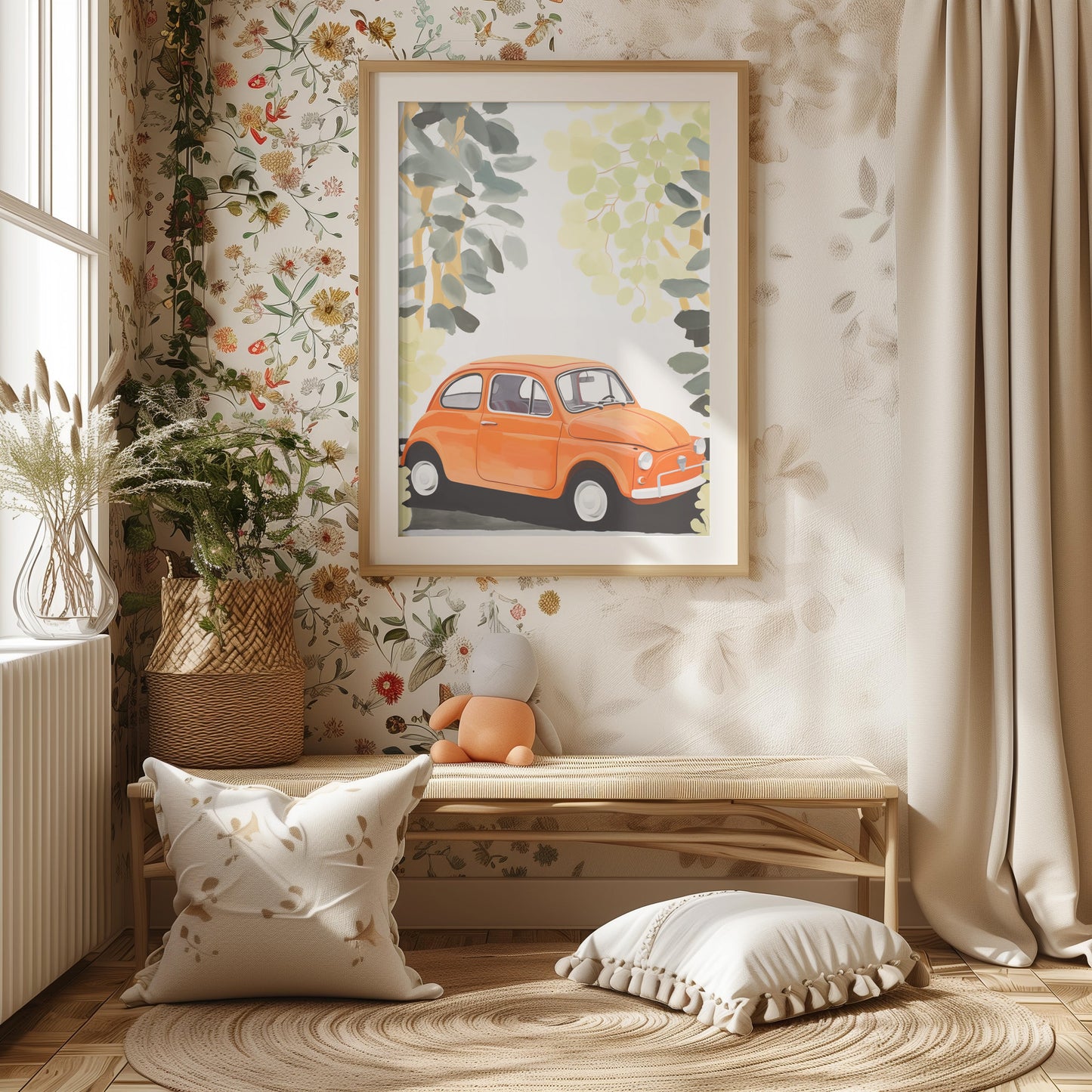 Poster - Vintage Fiat 500 Poster (1657-1975)