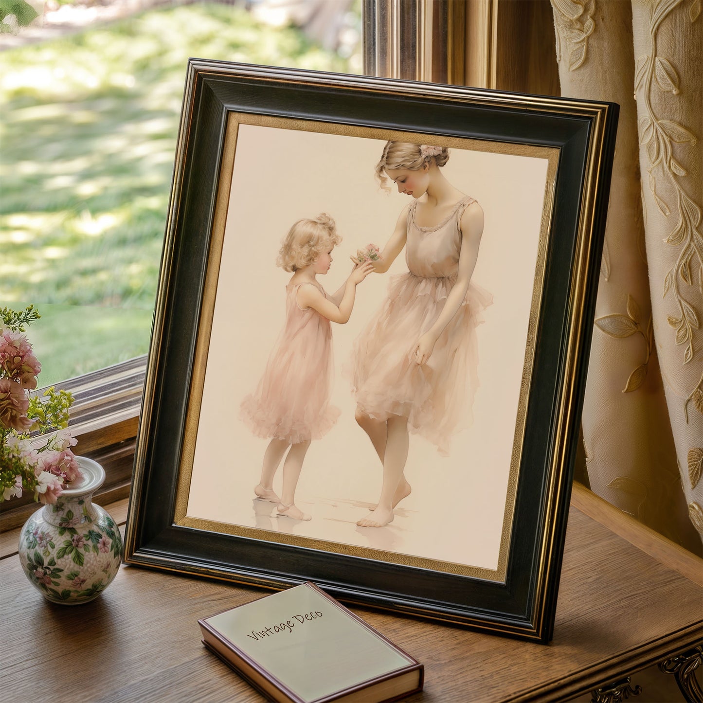 Poster - Mother and Daughter Ballet