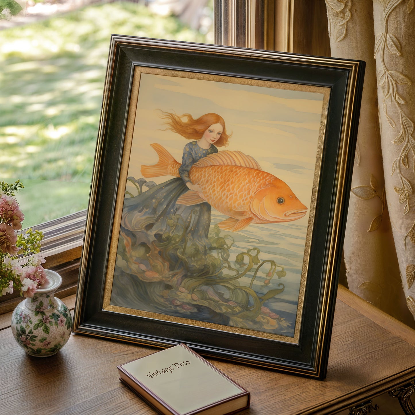 Poster - Mystical Mermaid Goldfish