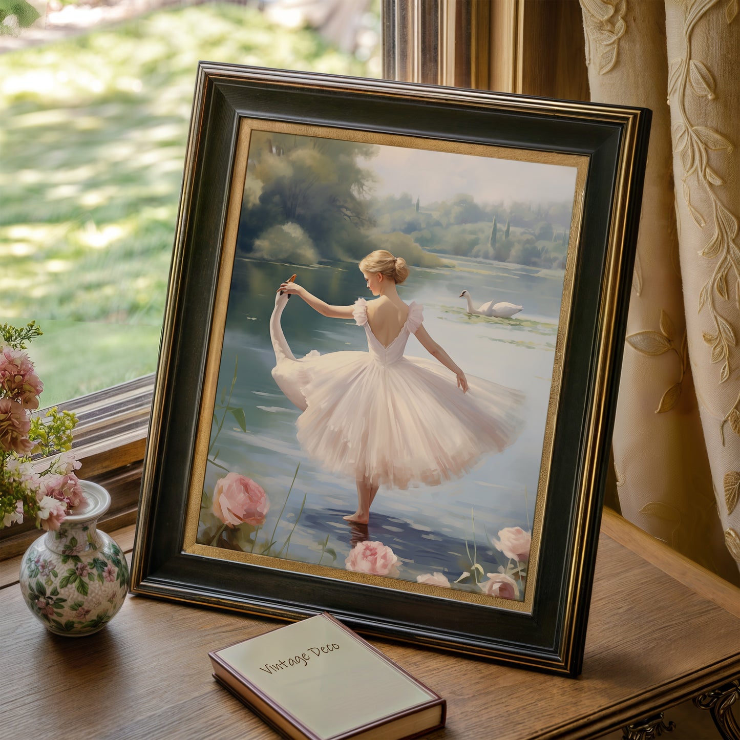 Poster - Ballerina at the Lake