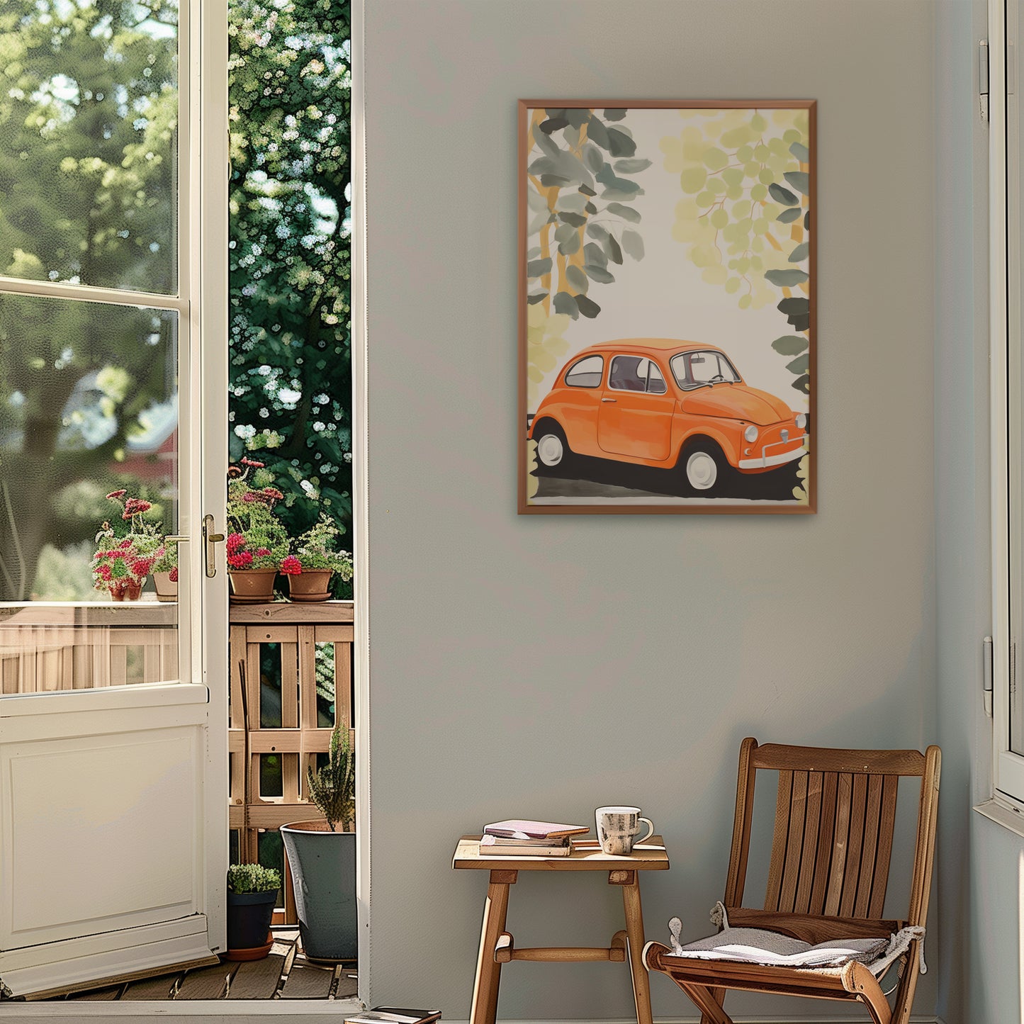 Poster - Vintage Fiat 500 Poster (1657-1975)