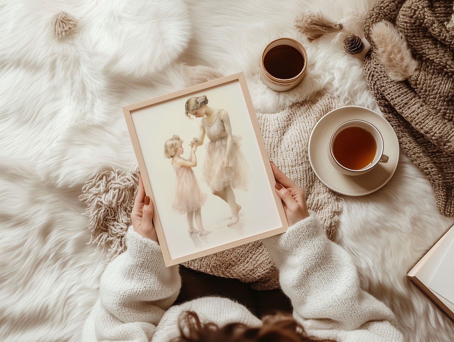 Poster - Mother and Daughter Ballet