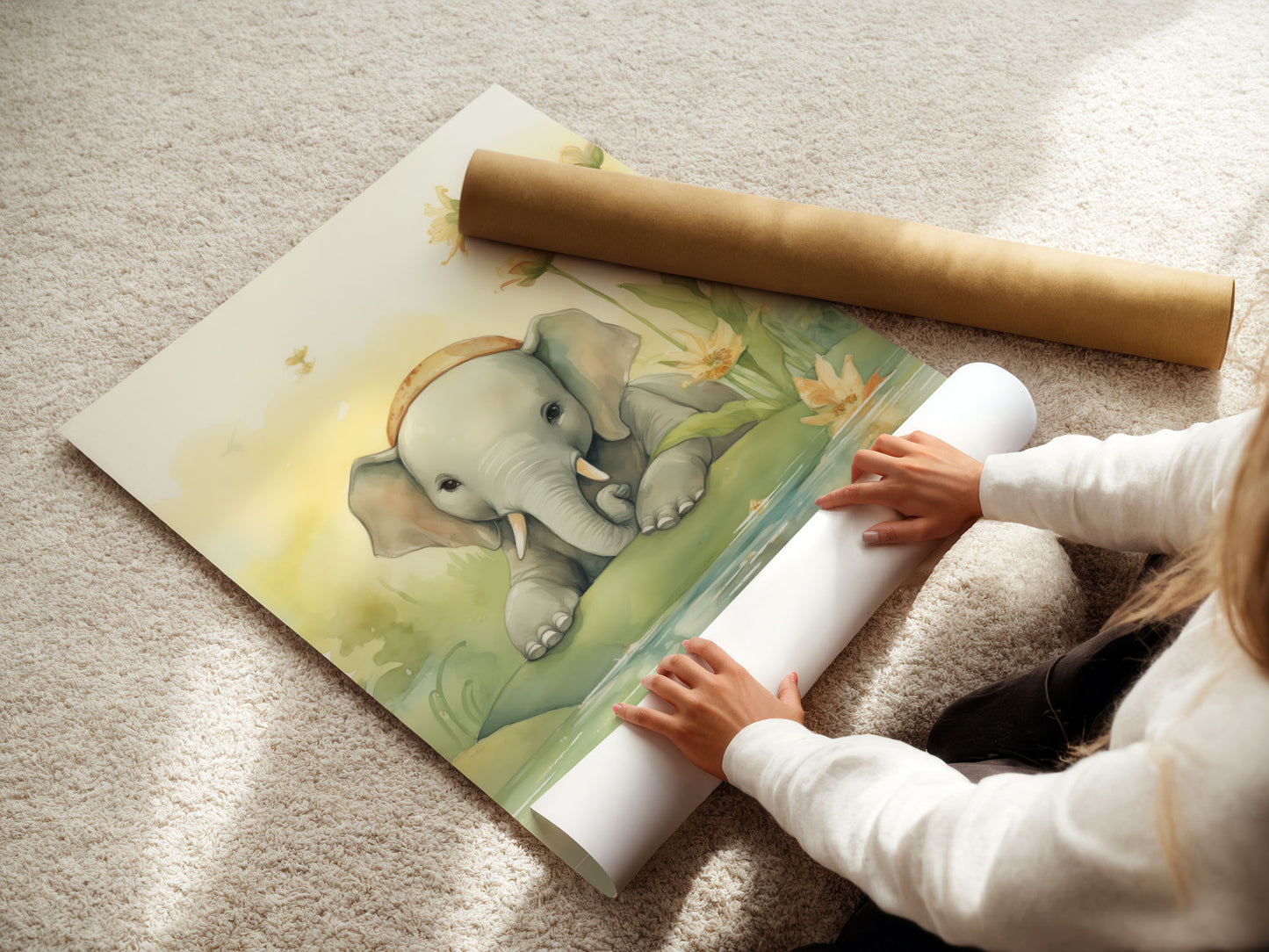 Poster - Baby Elephant