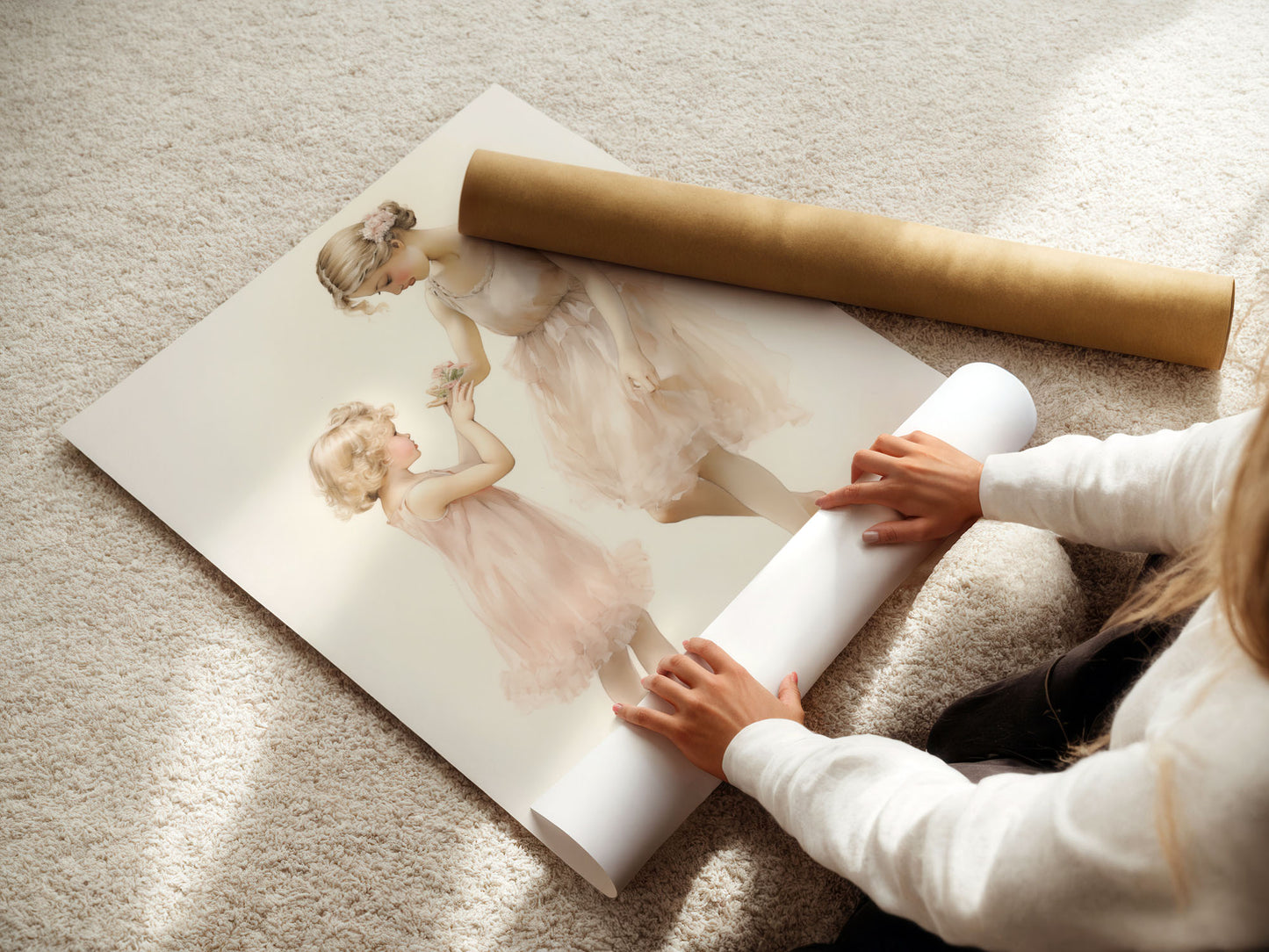 Poster - Mother and Daughter Ballet