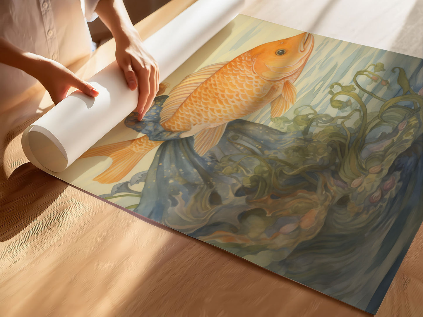 Poster - Mystical Mermaid Goldfish