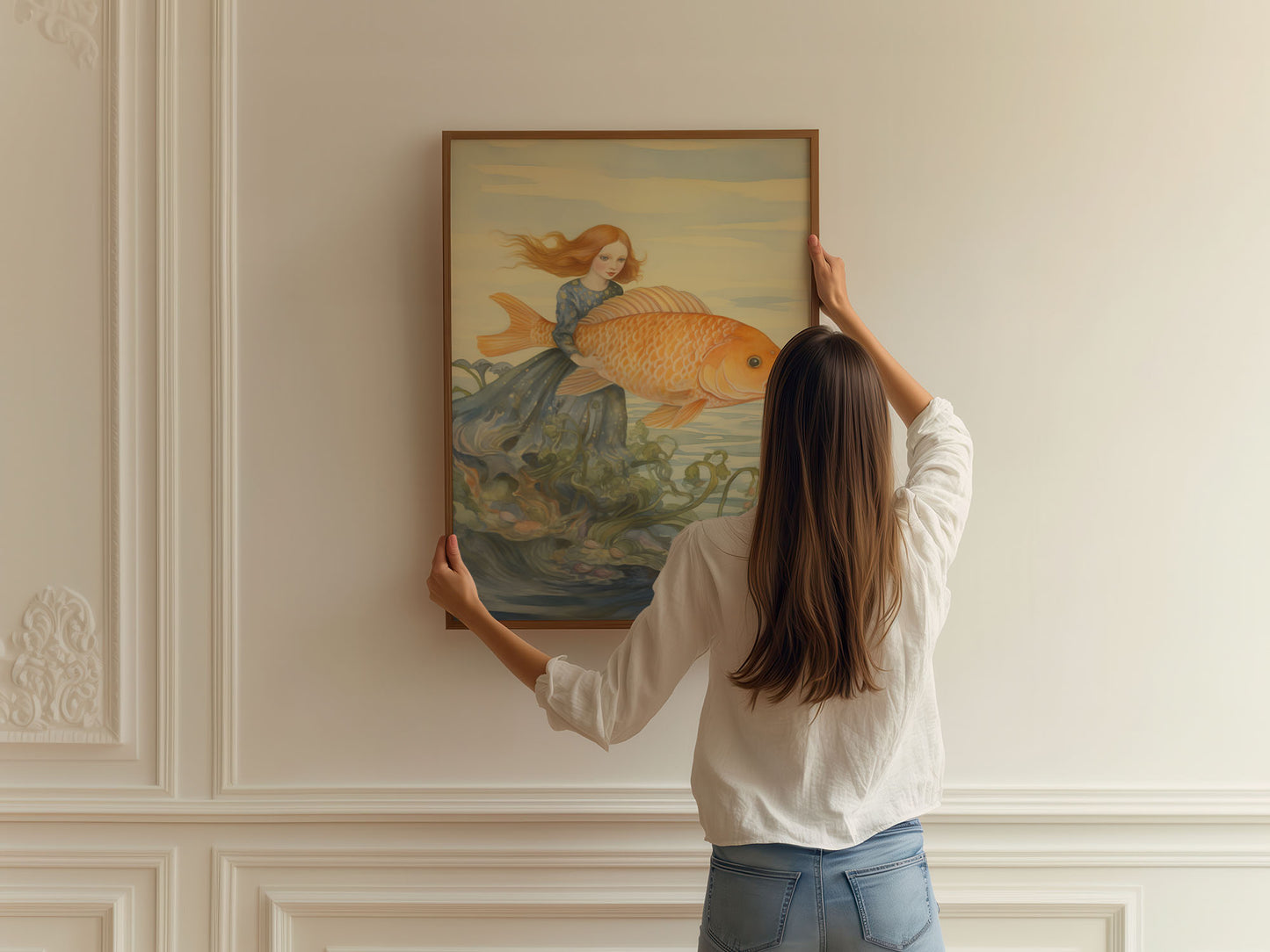 Poster - Mystical Mermaid Goldfish