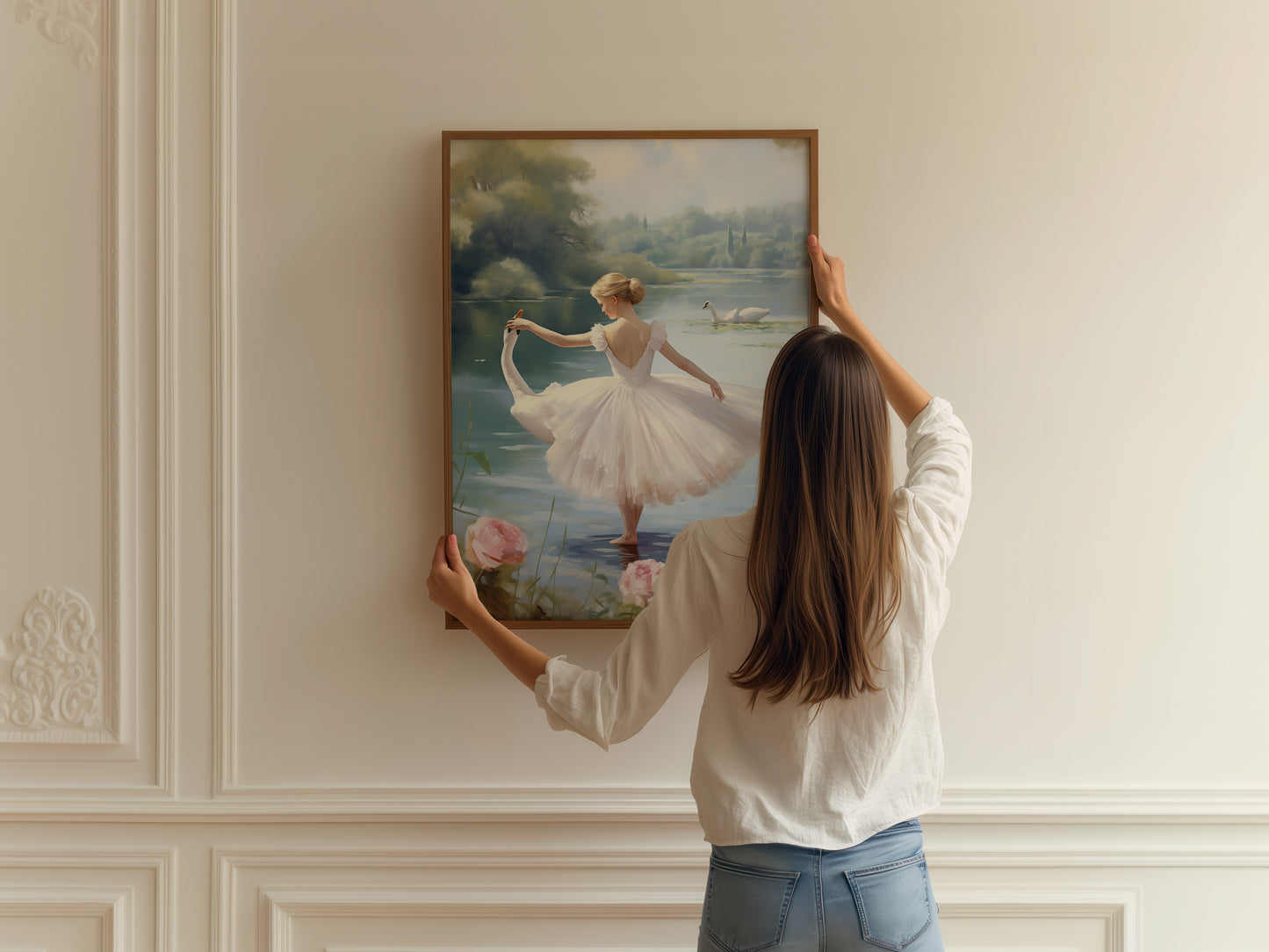 Poster - Ballerina at the Lake