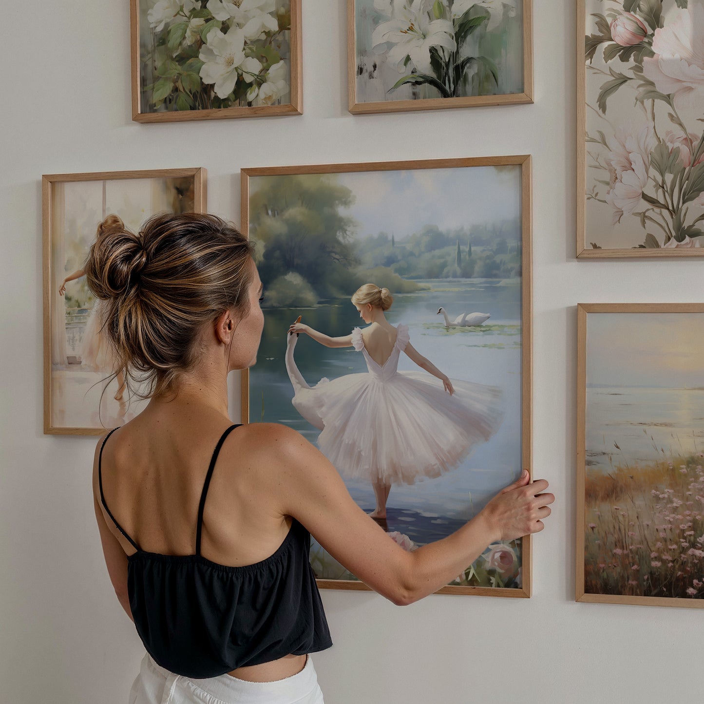 Poster - Ballerina at the Lake